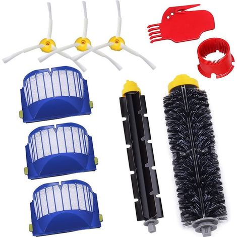 Kit Roomba série 600 brosses filtres lame cylindre nettoyage (1/3)