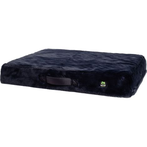 Maelson MemoFluff, schwarz - orthopädisches Hundebett, 80 cm (1/5)