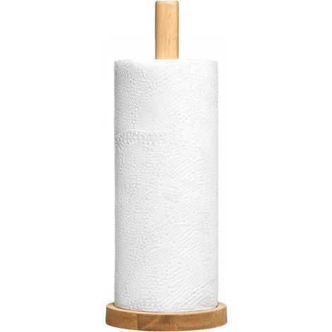 1 Support Papier Hévéa, Bois Dense, Marron, H31 x L12 x P12cm, Cuisine (1/5)