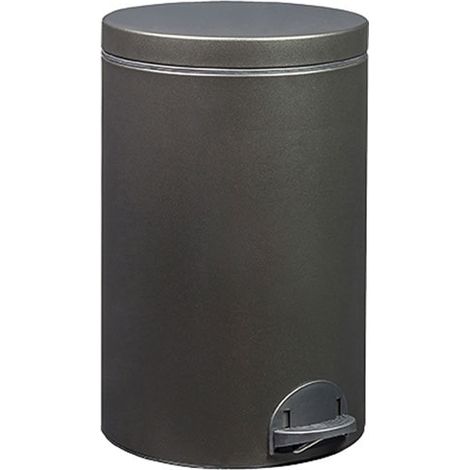 Rossignol Elora 20L cubo de basura con pedal negro basalto