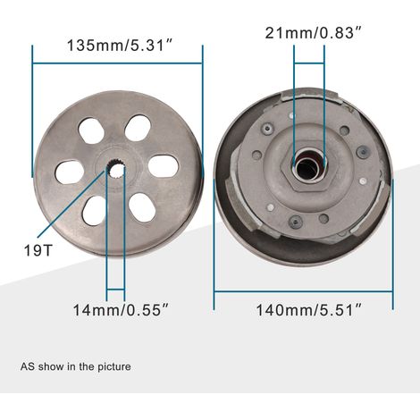 4-stroke GY6 125cc 150cc scooter/ATV engine parts and clutch assembly (1/4)