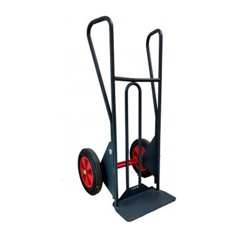 Diable pour charge lourde à basculement assisté - Cap 200kg - Roues increvable - 810310141