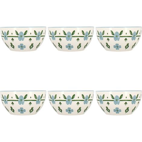 Lot de 6 bols 60cl en porcelaine, PRIMAVERA (1/3)
