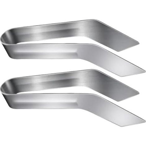 Lot de 2 pinces de transplantation en acier inoxydable pour jeunes plantes, pour intérieur et extérieur (1/5)