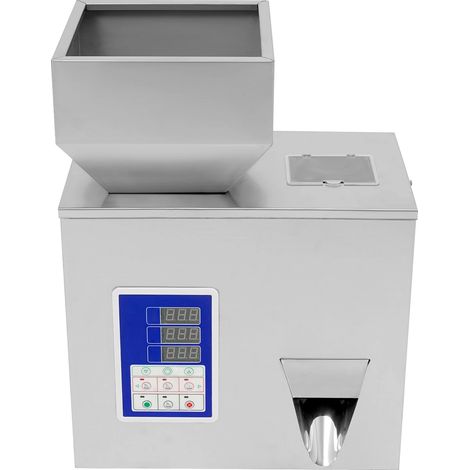 Machine de remplissage automatique 2-100 g, remplisseuse de pesée intelligente en acier inoxydable pour poudres, granulés, bonbons, aliments, céréales (1/5)