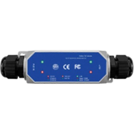 Répéteur PoE Gigabit 2 ports pour extérieur, étanche IP67, portée 1000 m, compatible IEEE 802.3af/AT/BT, Plug & Play, 48 V, 120 W, pour caméra (1/5)