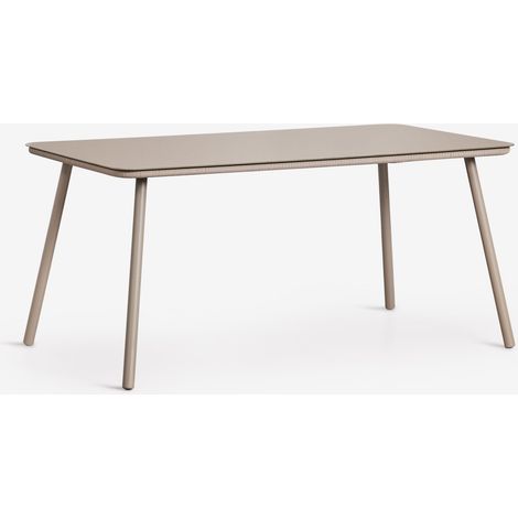 Tavolo da giardino rettangolare 160x90 cm in vetro Arhiza SKLUM (1/5)