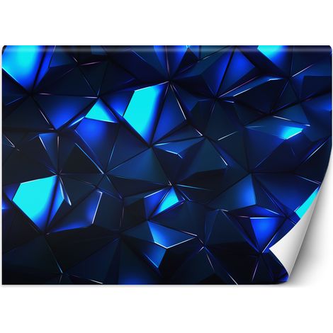 Fototapete Blaue 3D-Abstraktion 100x70 cm (1/5)
