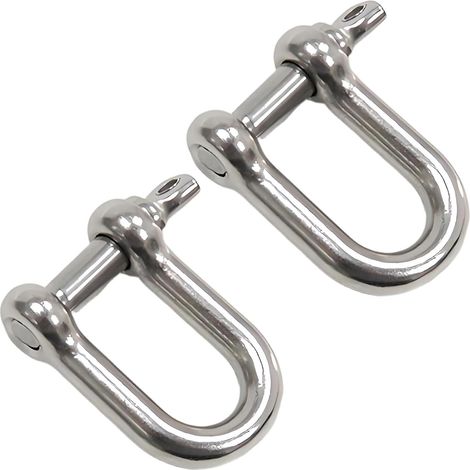 Boucle de fixation à vis en forme U acier inoxydable, matériel (1/5)