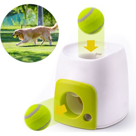 Comedero automático inteligente para mascotas con bola rodante para perros y otras mascotas, juguete interactivo de aprendizaje hecho de ABS, 6 cm (1/5)