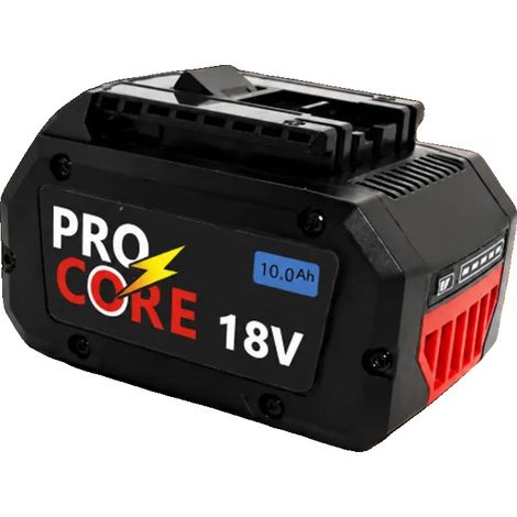 Batteria di ricambio, capacità 10000 mAh, compatibile con utensili da 18 V, 10,0 Ah - 1 pezzo (1/2)