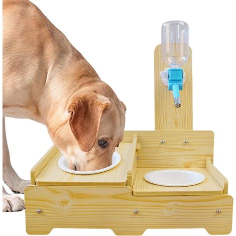 Abreuvoir pour Chiens - Automatique Hauteur Réglable Antidérapant - (1/5)