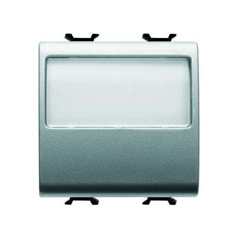 B-P 2M 1P NO 10A PORTE-ETIQ. LUM. TITANE GEWISS GW14191