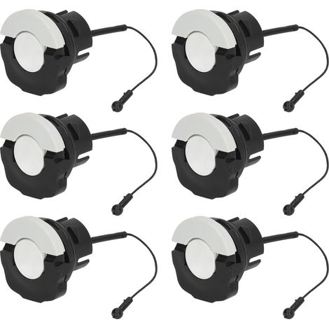 6 tapones de combustible/aceite de ABS para STIHL FS100 FS110 MS200 MS210 - Repuesto nuevo