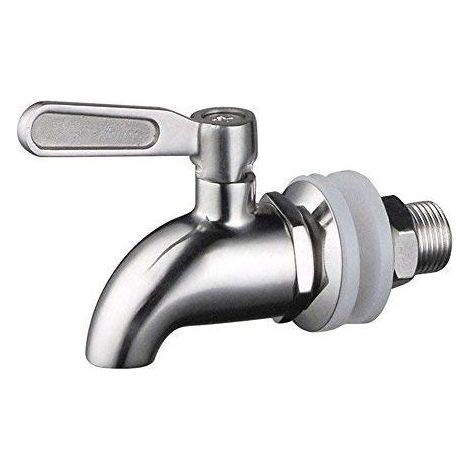 Distributeur de Boissons en Acier Inoxydable Robinet de Robinet de Remplacement pour Homebrew Barrel Fermenter Vin Bière Distributeur de jus de Boisson Spigot (1/5)