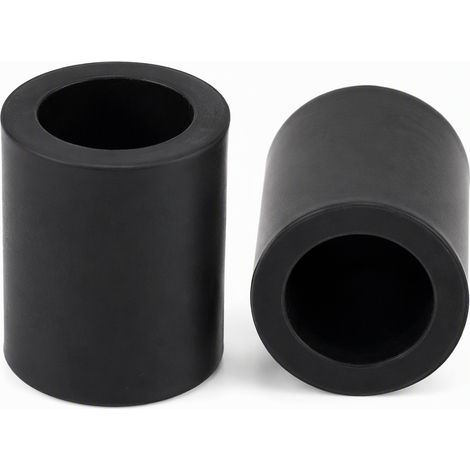 Capuchon de protection en silicone souple noir, capuchon de tube diamètre intérieur 11,7 mm souple résistant à la chaleur pour tige et tube fin