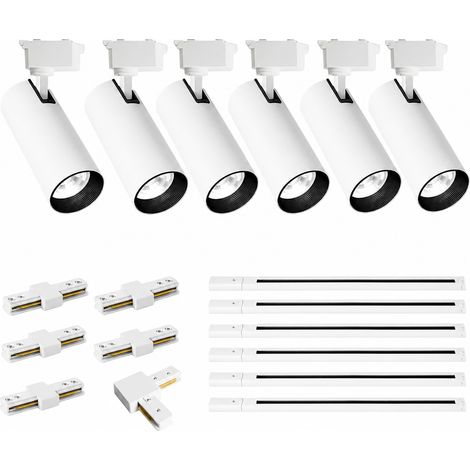 Spot Rail LED Intelligent blanc 20W - PIBAOGU
