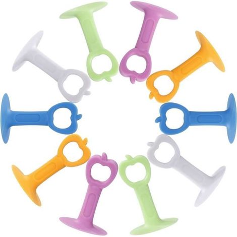 Butée de Porte en Silicone Anti-Collision - 10pcs - Multicolore