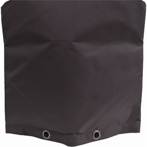 Protège-siphon antigel noir 61 x 61 cm, couverture isolante pour tuyau de protection contre le gel hivernal (1/5)