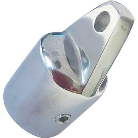 Marine and nautical hardware accessories made of cast 316 stainless steel, 1-inch triangular sliding cap with single screw