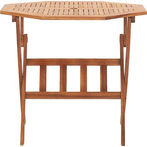Maison Exclusive - Gartentisch Klappbar 90x75 cm Massivholz Akazi (1/5)