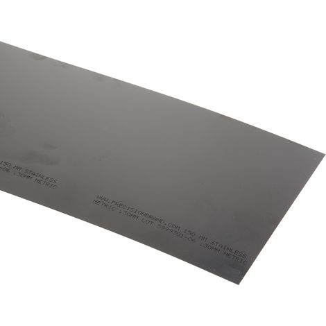 Cale en acier, 1.25m x 150mm x 0.3mm ( Prix pour 1 )