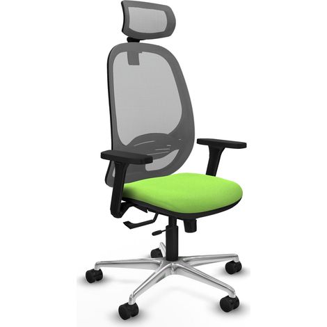 Silla de oficina piqueras y crespo Cilanco gris aluminio cómoda (1/2)