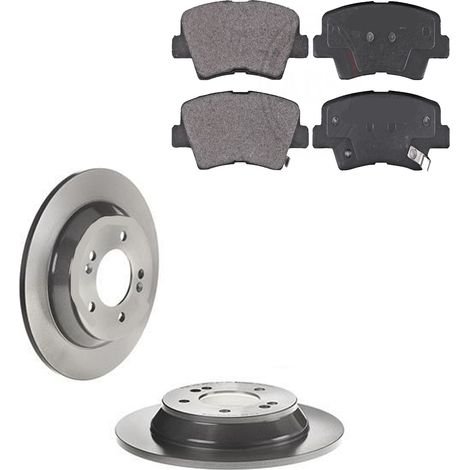 KIT FRENI POSTERIORI compatibile con KIA CARENS IV - DISCHI + PASTIGLIE OEM: P 30 067 , P 30 094 / 18397 /SOSTITUZIONE DIRETTA/BASSA POLVERE/SILENZIOSO (1/5)