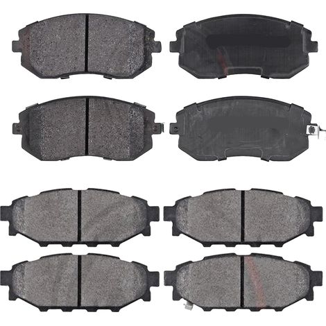 KIT PASTIGLIE FRENO ANTERIORI E POSTERIORI compatibile con SUBARU XV (GP) / PASTIGLIE FRENANTI AUTO OEM P 78 013,P 78 020 / SOSTITUZIONE DIRETTA / BASSA POLVERE / SILENZIOSO