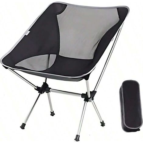 Chaise sac à dos pliante – Chaise pliante légère et compacte avec pieds antidérapants – Chaise d'extérieur compacte et résistante, 59 x 51 x 65 cm (1/5)