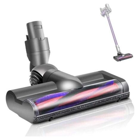Tête de brosse d'aspirateur compatible avec Dyson V6 DC58 DC59 DC61 DC62 DC72 DC74, pièces de rechange compatibles avec SV04 SV06 SV09, brosse moteur à couple élevé, brosse à rouleau à entraînement di (1/5)