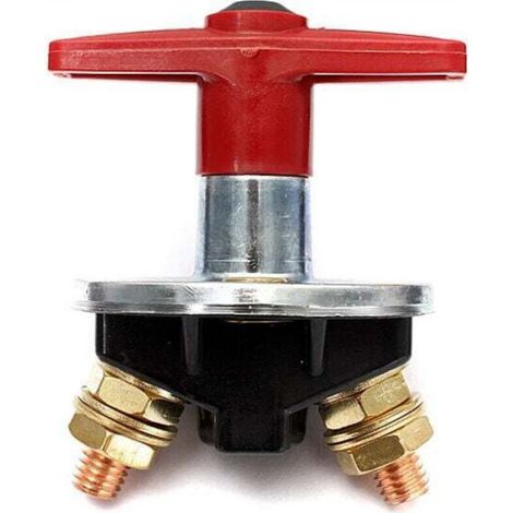 Isolateur de Batterie à Clé Fixe de 200 Amp Interrupteur D'Arrêt Coupé Interrupteur électrique 12V / 24V Commutateur électrique Robuste (1/5)