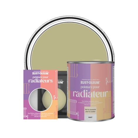 Peinture pour Radiateur, Finition Mate - Vert Sauge (1/2)