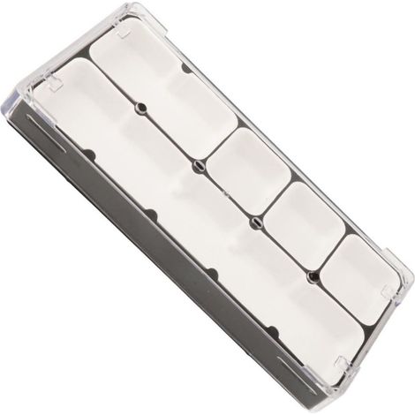 Boîte de rangement pour pièces de montre, adaptée aux horlogers permet de ranger vis, outils, etc. couleur noire. (1/4)