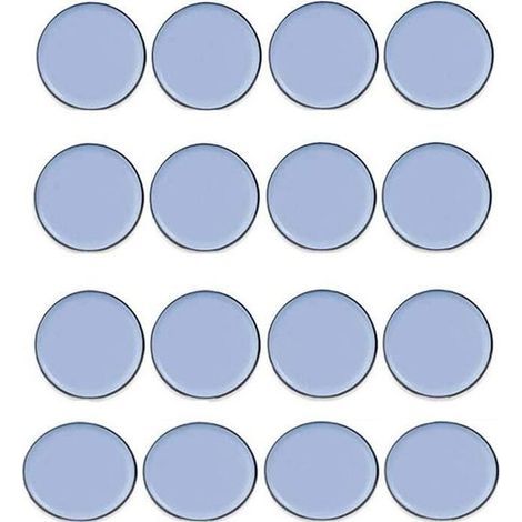 Patin glisseur - Teflon - 20MM - Auto-adhésif - Lot de 16 - Protection meubles (1/4)