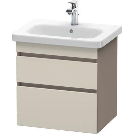 Support de lavabo DURASTYLE 448x580x610mm chêne noir / blanc mat