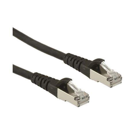 Rotronic ROLINE Cable de conexión Cat.6A S/FTP (PiMF), Nivel de componente, LSOH, Negro, 1,5 m