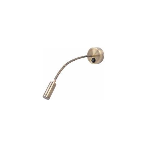 Liseuses murales flexibles/lampe de chevet avec interrupteur, 13 Watt Cree Led, Bronze My-b031 [Classe énergétique A+++] (1/4)