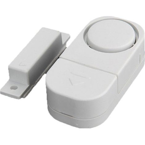 Beyamis Alarme antivol intérieure à induction, petite, blanche, de type colle, pour la maison (1/4)