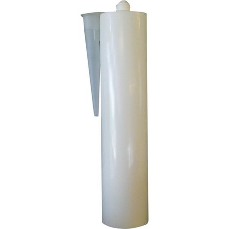 Soudal – Lot de 10 cartouches vides 310ml – Plastique blanc – Pour applications en silicone – Accessoires inclus