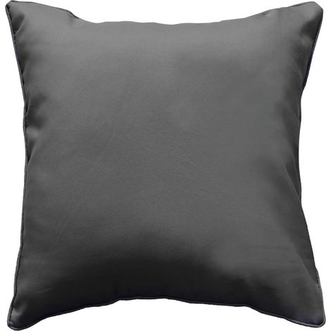 Coussin Déco "Essentiel" 40x40cm Gris Béton (1/2)