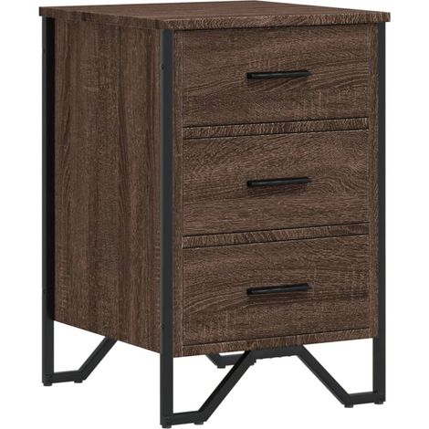 Maison Exclusive - Nachttisch Braun Eichen-Optik 40x41x60 cm Holz