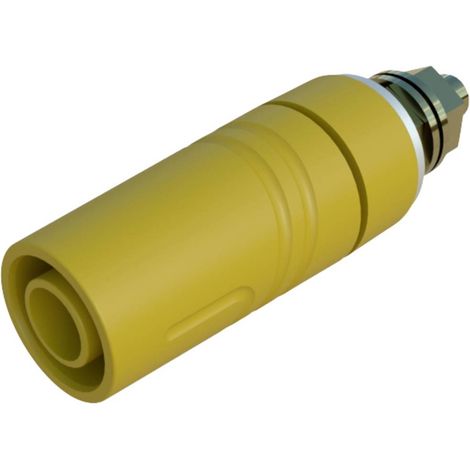 Hirschmann Test & Measurement SAB 2600 G M4 Au Presa di sicurezza da laboratorio Presa verticale Ø perno: 4 mm Giallo 1 (1/2)
