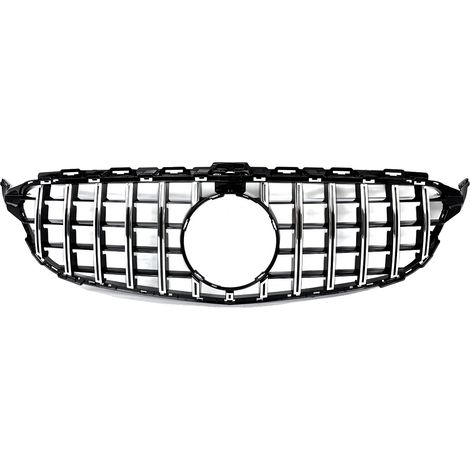 Grille de Course, Design Élégant, Installation Facile, Chrome Noir (1/2)