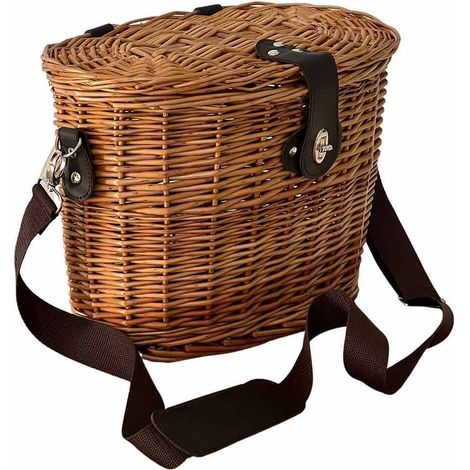 Cesto funghi con tracolla cm 34 x 20 x h 24 ovale