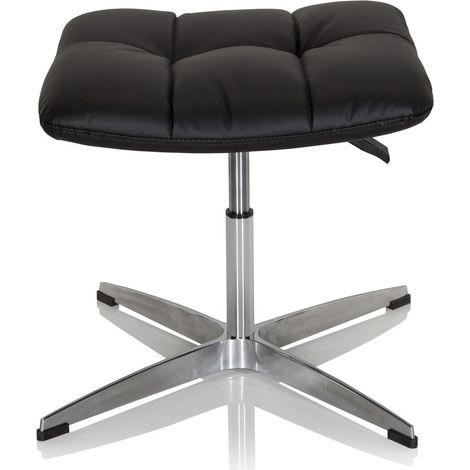 [GEBRAUCHT] B-Ware hjh OFFICE Hocker Drehstuhl SARANTO Sitzhocker Sitz-Hocker Kunstleder schwarz (1/2)