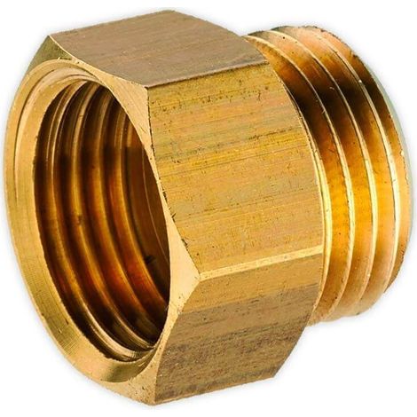 Mamelon laiton raccord Mâle 1" » - Femelle 3/4"