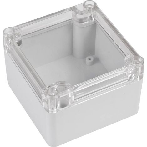 TRU COMPONENTS TC-7910748 4U63080806437 TC-7910748-CUSTODIA UNIVERSALE 82 X 80 X 55 ABS PC GRIGIO 1 PEZZO (1/2)