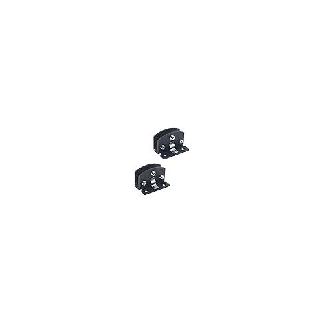 Lntyq Glastürscharnier, 2 Stück, Möbelscharnier, Türklemmscharnier, Scharnier für Küchenschrank-Glastür, geeignet für 5–6 mm dickes Glas (1/4)