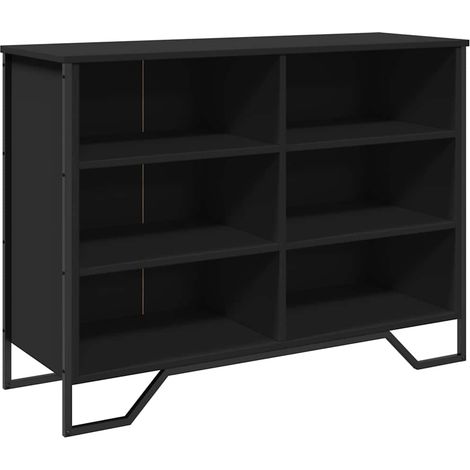 Maison Exclusive - Credenza Nera 101x35,5x74,5 cm in Legno Multistrato